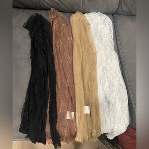 Elegant Lace Tops in Neutral Tones